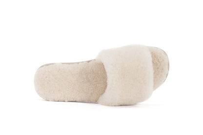 Outback UGG Shearling Slide (Cream, Size 10M/11W US)