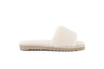 Outback UGG Shearling Slide (Cream, Size 10M/11W US)