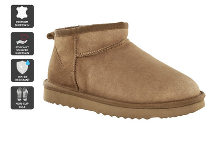 UGG Outback Premium Sheepskin Ultra Mini Boot  - Chestnut; Size 8M/9W US)