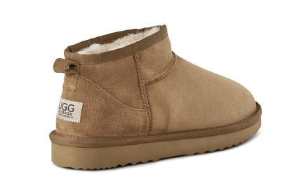 UGG Outback Premium Sheepskin Ultra Mini Boot  - Chestnut; Size 8M/9W US)