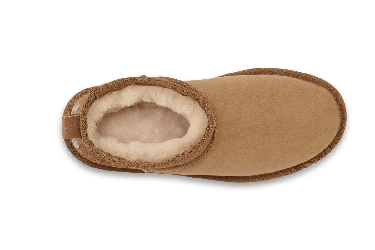 UGG Outback Premium Sheepskin Ultra Mini Boot  - Chestnut; Size 8M/9W US)