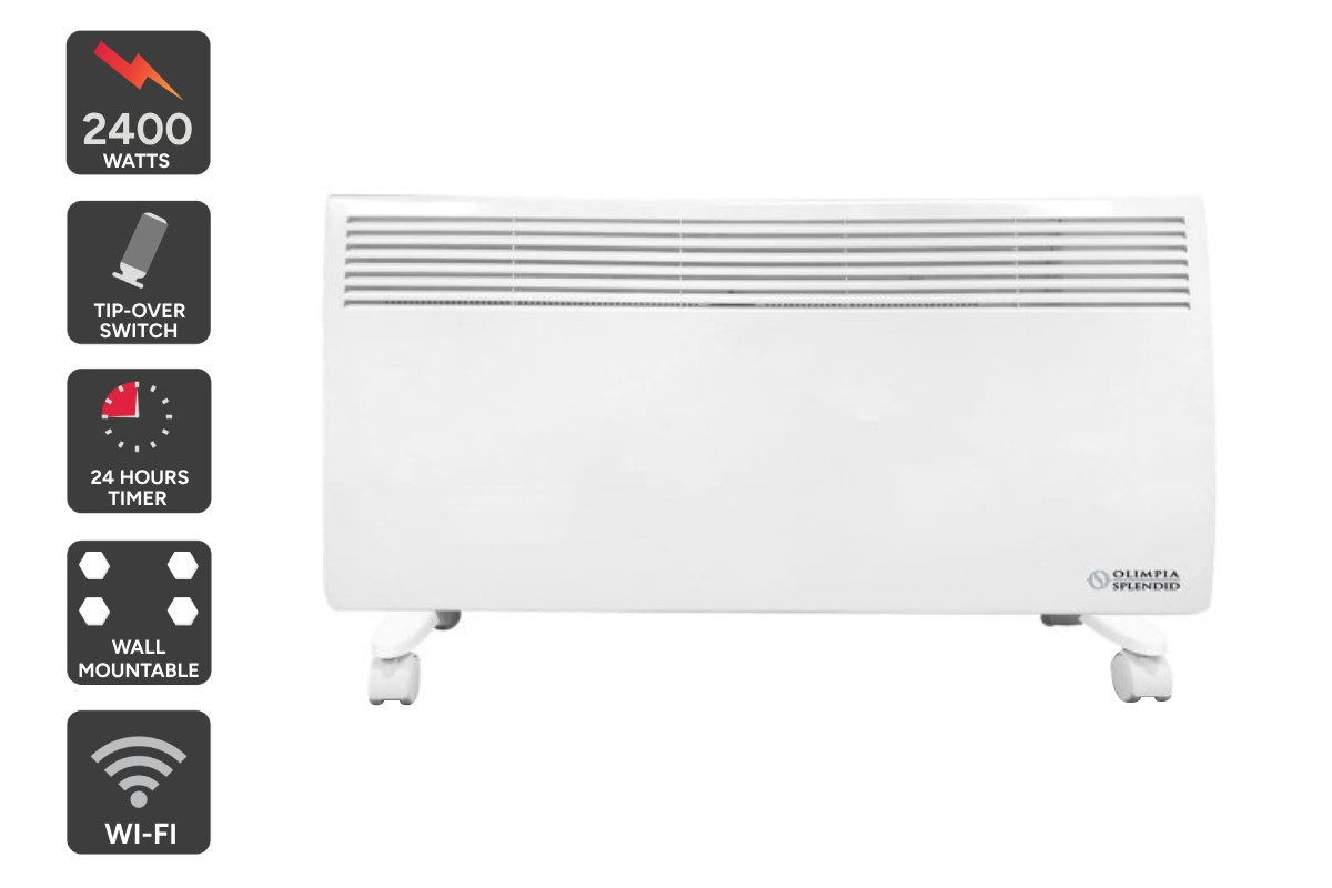 Olimpia Splendid 2.4kW Timer Panel Heater with WiFi