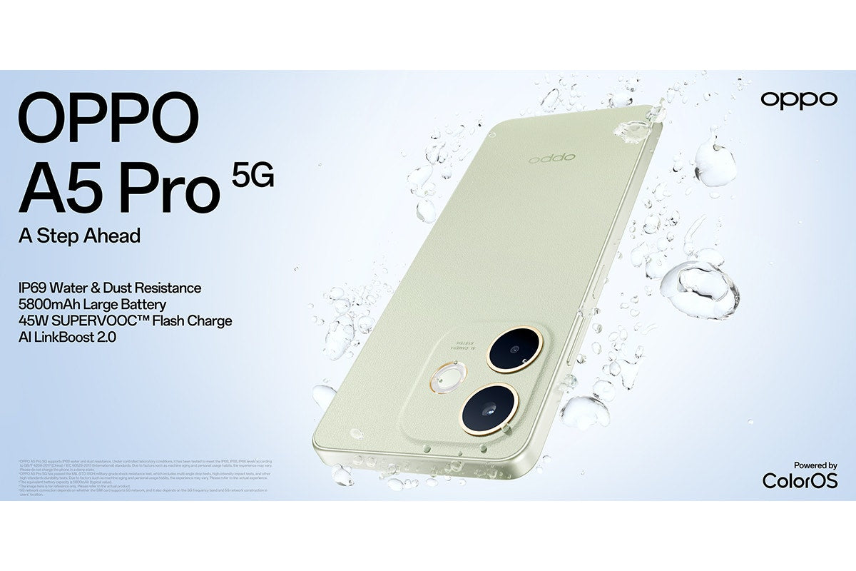 OPPO A5 Pro 5G (256GB, Olive Green)