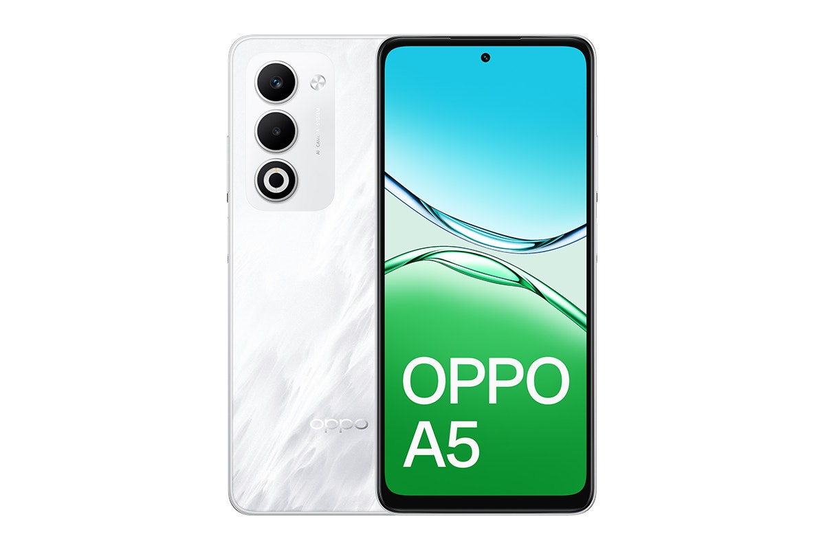 OPPO A5 (128GB, Mist White)