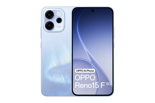 OPPO Reno15 F 5G (256GB, Aurora Blue)
