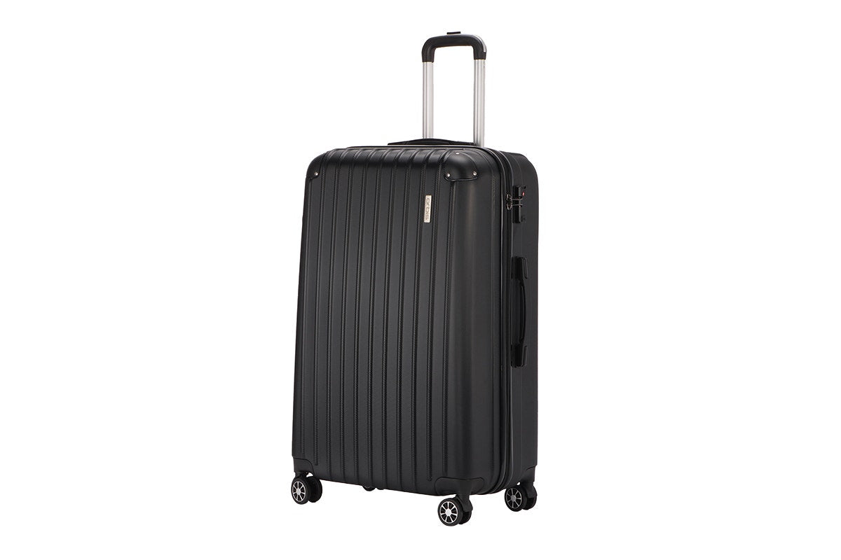 Orbis 28" Tahiti Spinner Luggage Suitcase (Black)