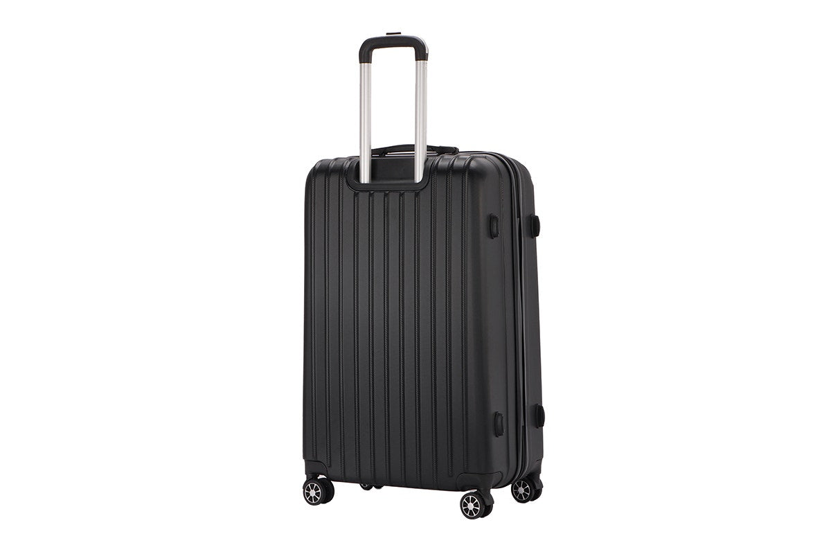 Orbis 28" Tahiti Spinner Luggage Suitcase (Black)