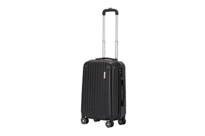 Orbis 20" Tahiti Spinner Luggage Suitcase (Black)