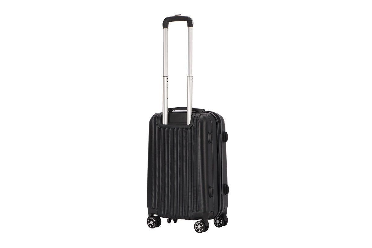 Orbis 20" Tahiti Spinner Luggage Suitcase (Black)