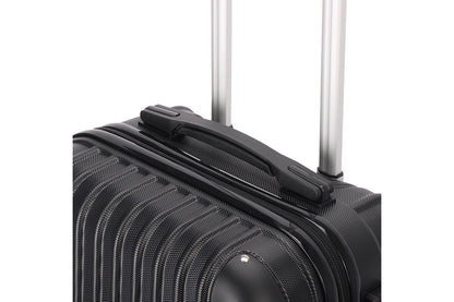 Orbis 20" Tahiti Spinner Luggage Suitcase (Black)