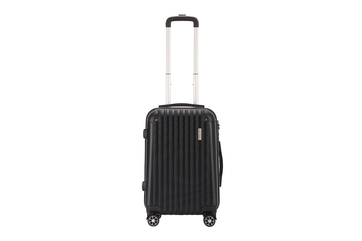 Orbis 20" Tahiti Spinner Luggage Suitcase (Black)