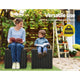 Gardeon Outdoor Storage Box 118L Container Lockable Garden Toy Tool Shed Black – view 4