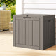 Gardeon Outdoor Storage Box 118L Container Lockable Garden Toy Tool Shed Grey - Auzzistore