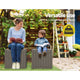 Gardeon Outdoor Storage Box 118L Container Lockable Garden Toy Tool Shed Grey – view 4 - Auzzistore