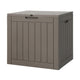 Gardeon Outdoor Storage Box 118L Container Lockable Garden Toy Tool Shed Grey – view 7 - Auzzistore