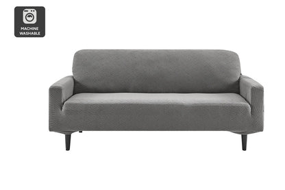 Ovela 3 Seater Sofa Cover (Dark Grey)