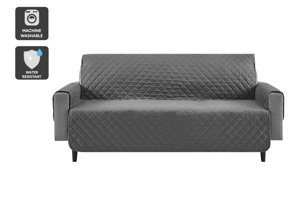 Ovela 3 Seater Waterproof Sofa Cover (Dark Grey)