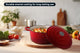 Ovela 5.6L Cast Iron Round Casserole (Red)