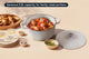 Ovela 5.6L Cast Iron Round Casserole (White)