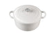Ovela 5.6L Cast Iron Round Casserole (White)
