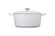 Ovela 5.6L Cast Iron Round Casserole (White)