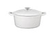 Ovela 5.6L Cast Iron Round Casserole (White)
