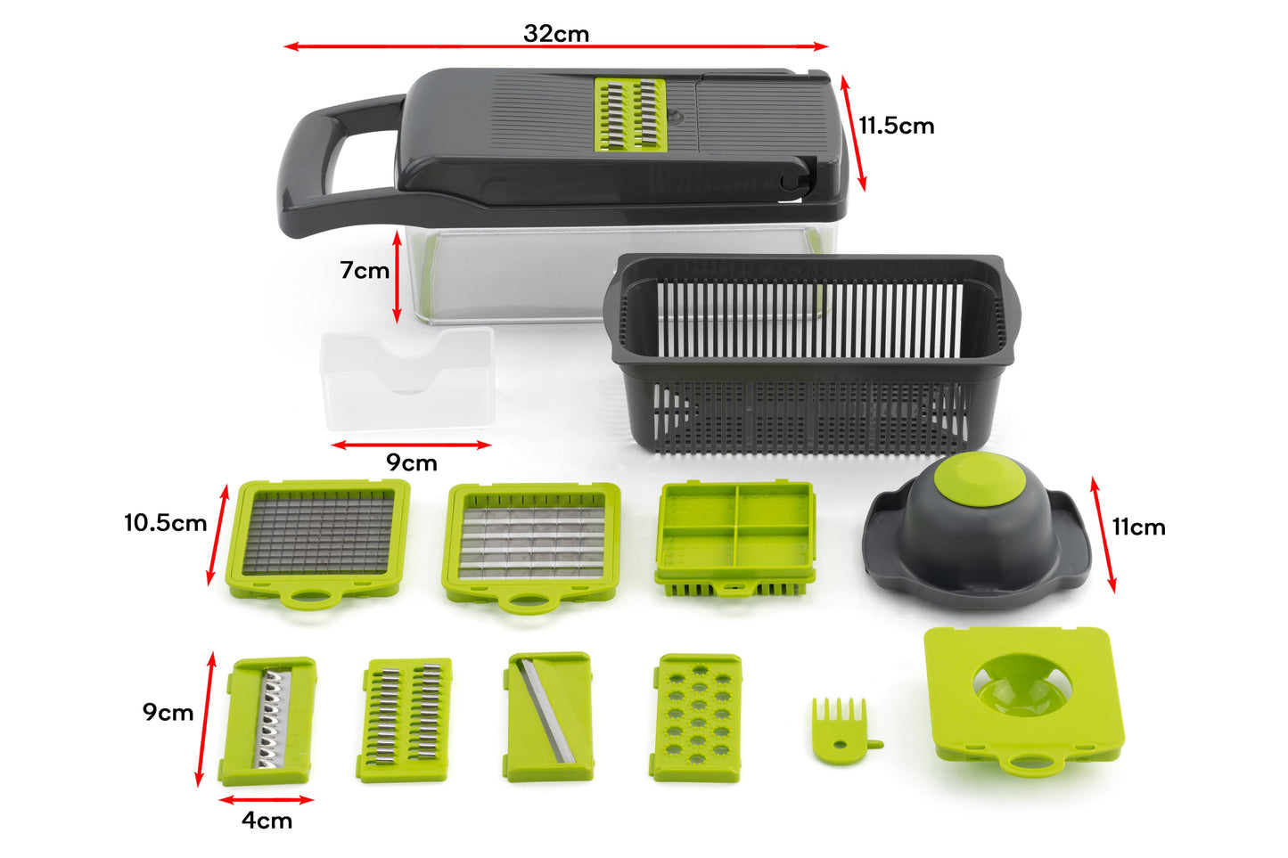 8-in-1 Mandoline Slicer & Chopper
