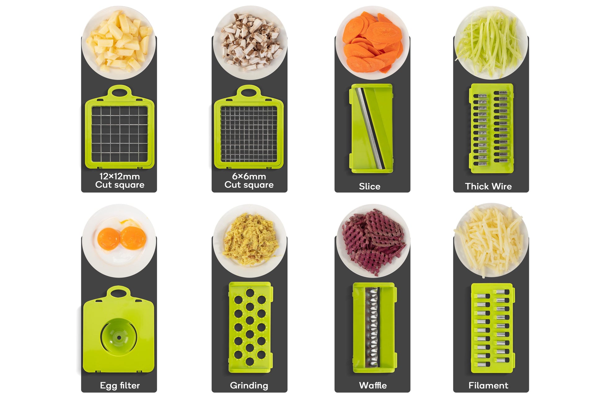 8-in-1 Mandoline Slicer & Chopper