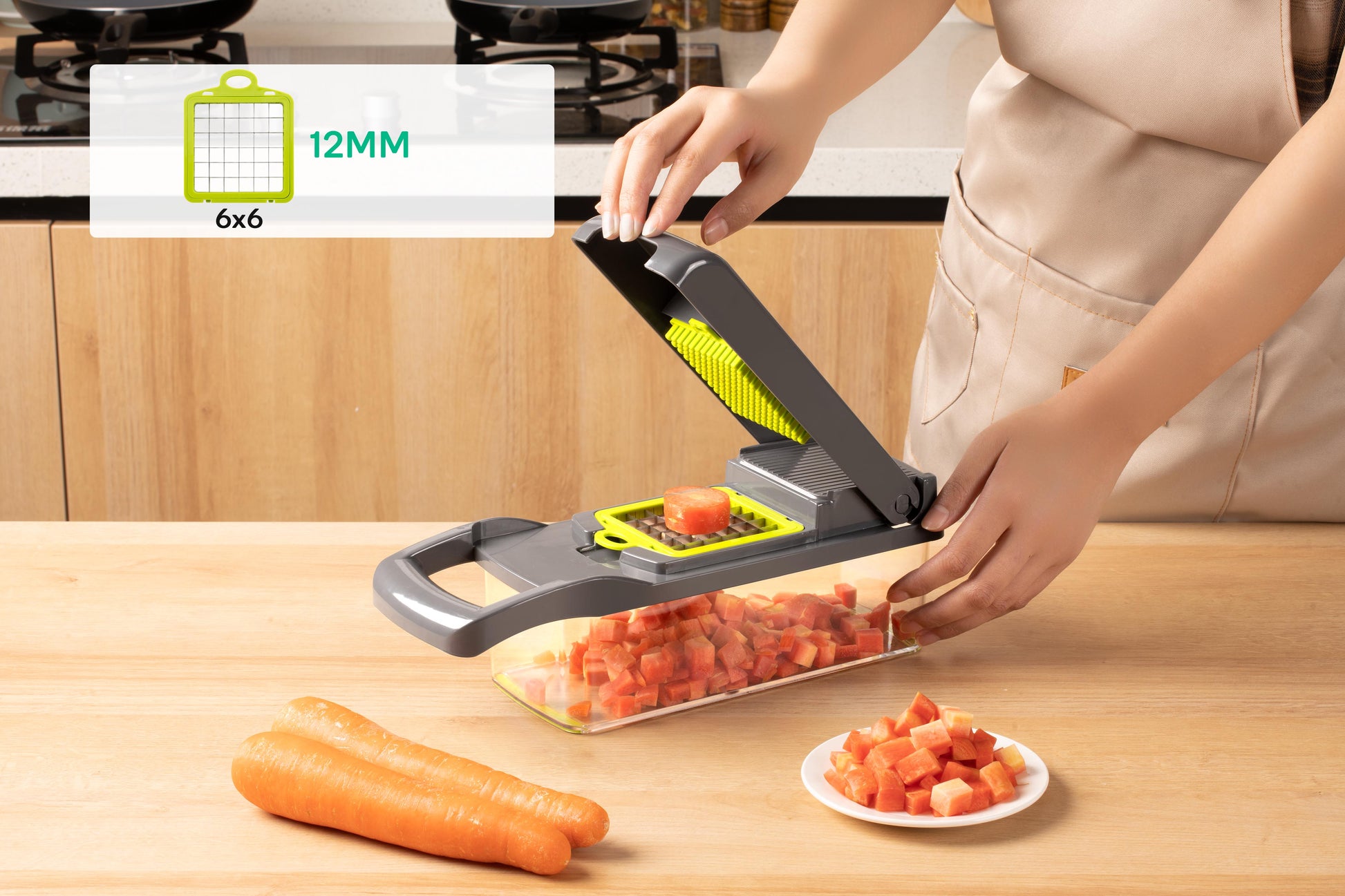 8-in-1 Mandoline Slicer & Chopper