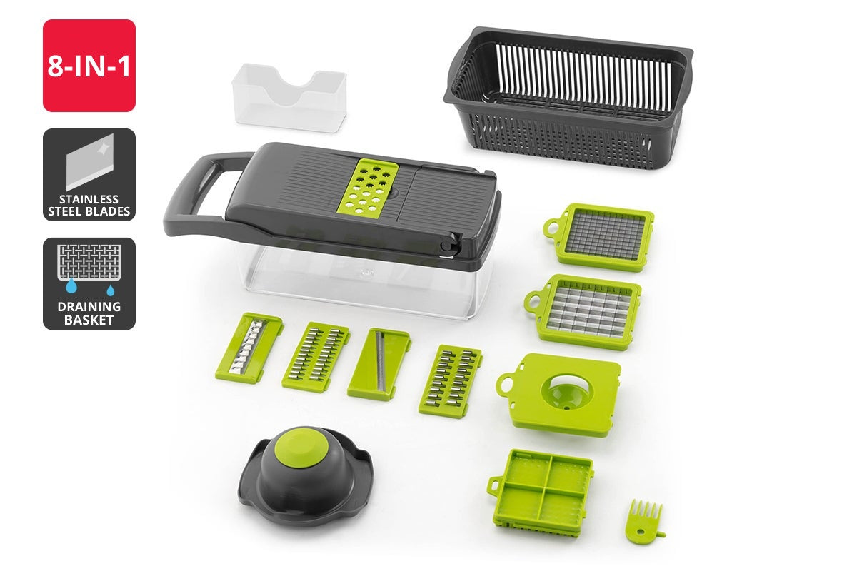 8-in-1 Mandoline Slicer & Chopper