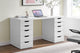 Ovela Alice Filing Drawer Desk (White)