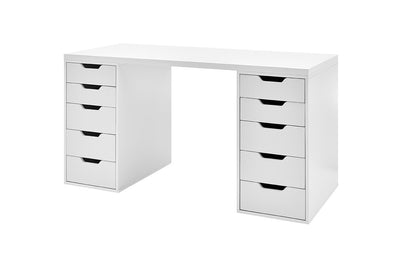 Ovela Alice Filing Drawer Desk - White