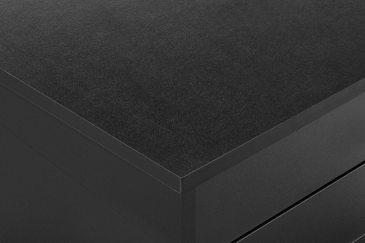 Ovela Alice Wide Mobile Office Drawers (Black)