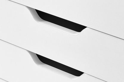 Ovela Alice Wide Mobile Office Drawers (White)