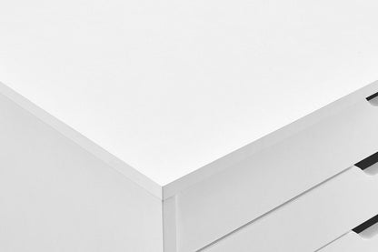 Ovela Alice Wide Mobile Office Drawers (White)