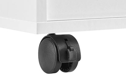 Ovela Alice Wide Mobile Office Drawers (White)