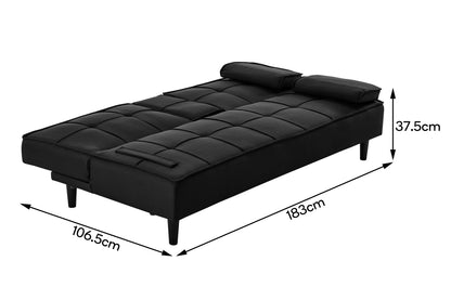 Ovela Apline Sofa Bed (Black)