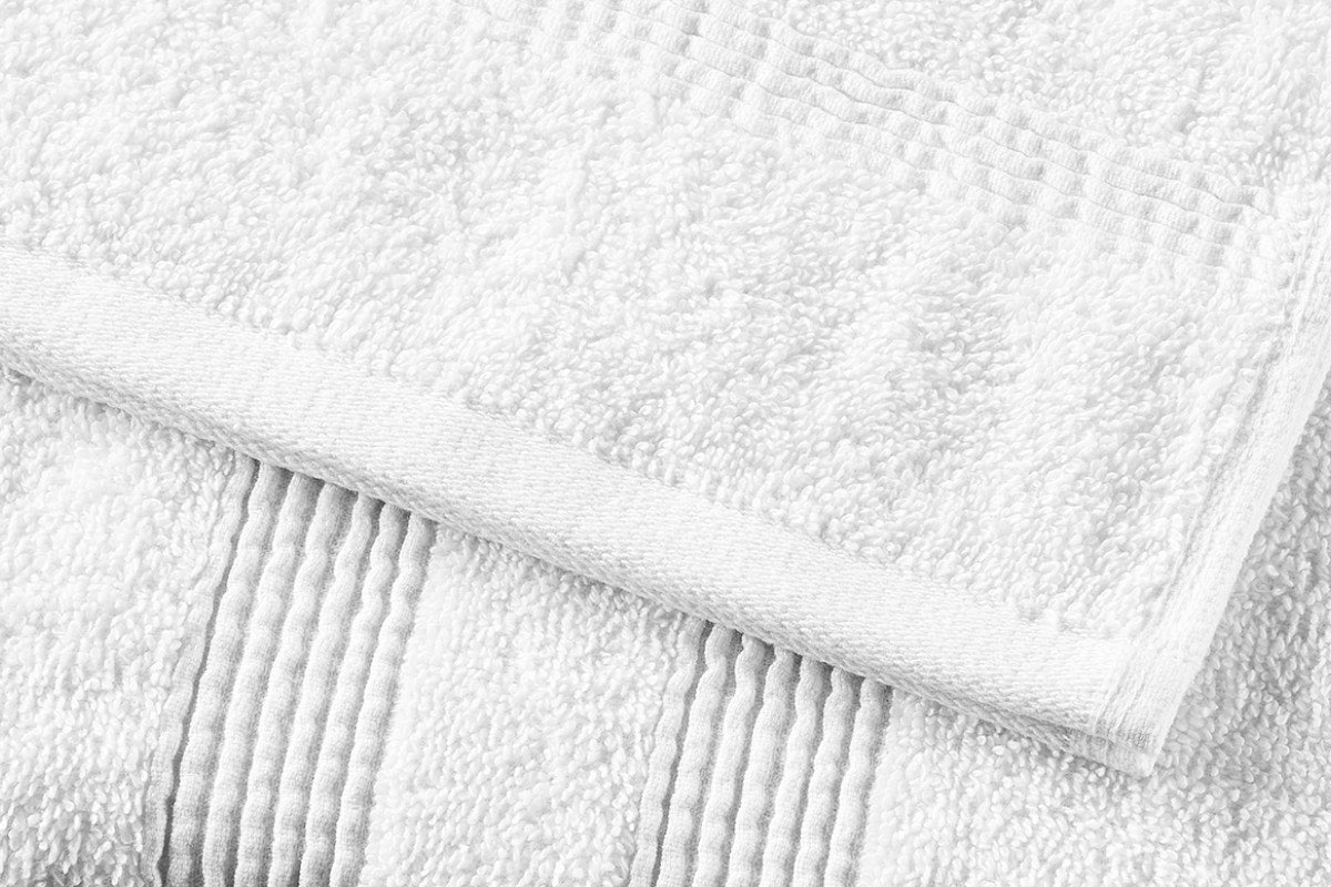 Ovela Avalon 6 Piece 100% Cotton Towel Set - White