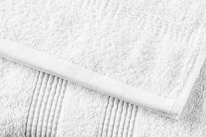 Ovela Avalon 6 Piece 100% Cotton Towel Set - White