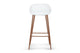 Set of 2 Ovela Leerdam Bar Stools (White)