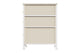 Ovela 3 Drawer Nightstand Bedside Table - Wood Grain White Oak – view 5
