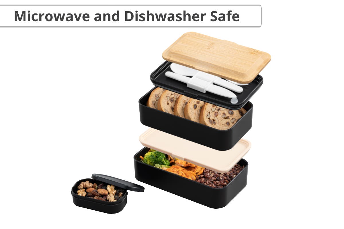 Ovela Bento Lunch Container with Bamboo Lid