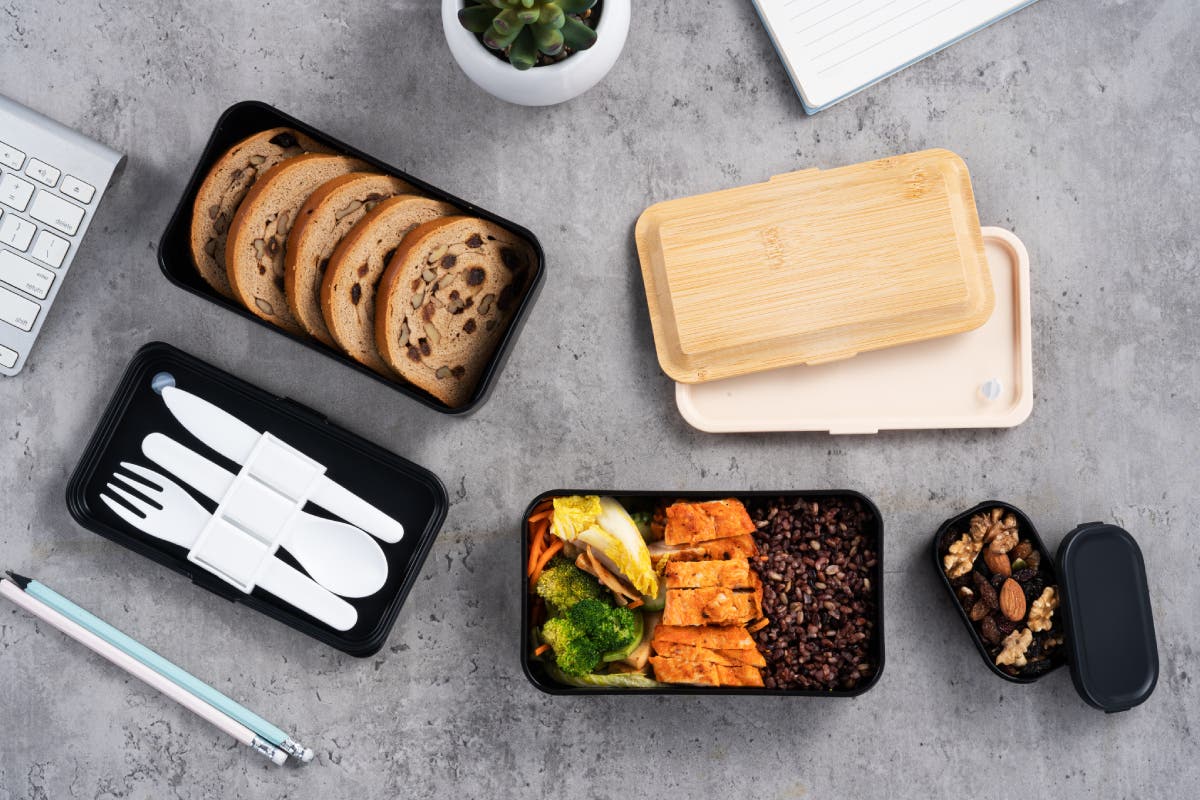 Ovela Bento Lunch Container with Bamboo Lid