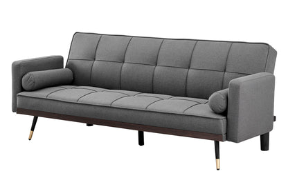 Ovela Billi Button Sofa Bed - Charcoal