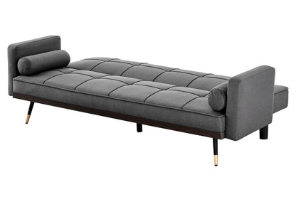 Ovela Billi Button Sofa Bed - Charcoal