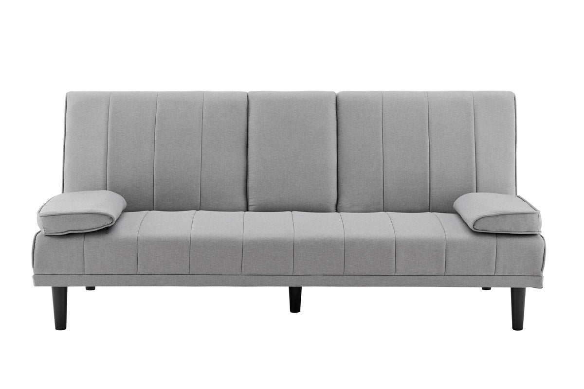 Ovela Bonita Pintuck Sofa Bed (Light Grey)