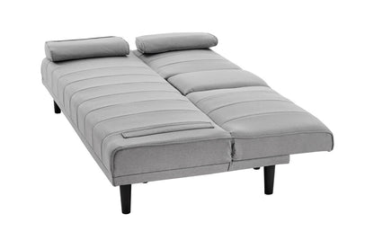 Ovela Bonita Pintuck Sofa Bed (Light Grey)