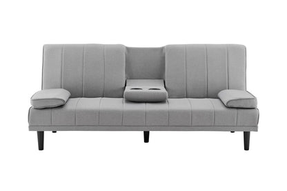 Ovela Bonita Pintuck Sofa Bed (Light Grey)