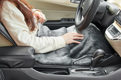 Ovela Car Electric Blanket with 12V Plug (Charcoal)