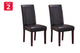 Ovela Set of 2 Kyran PU Leather Dining Chairs (Black)